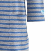 Striped Dress Heather Grey / Q. Blue made in France Orcival