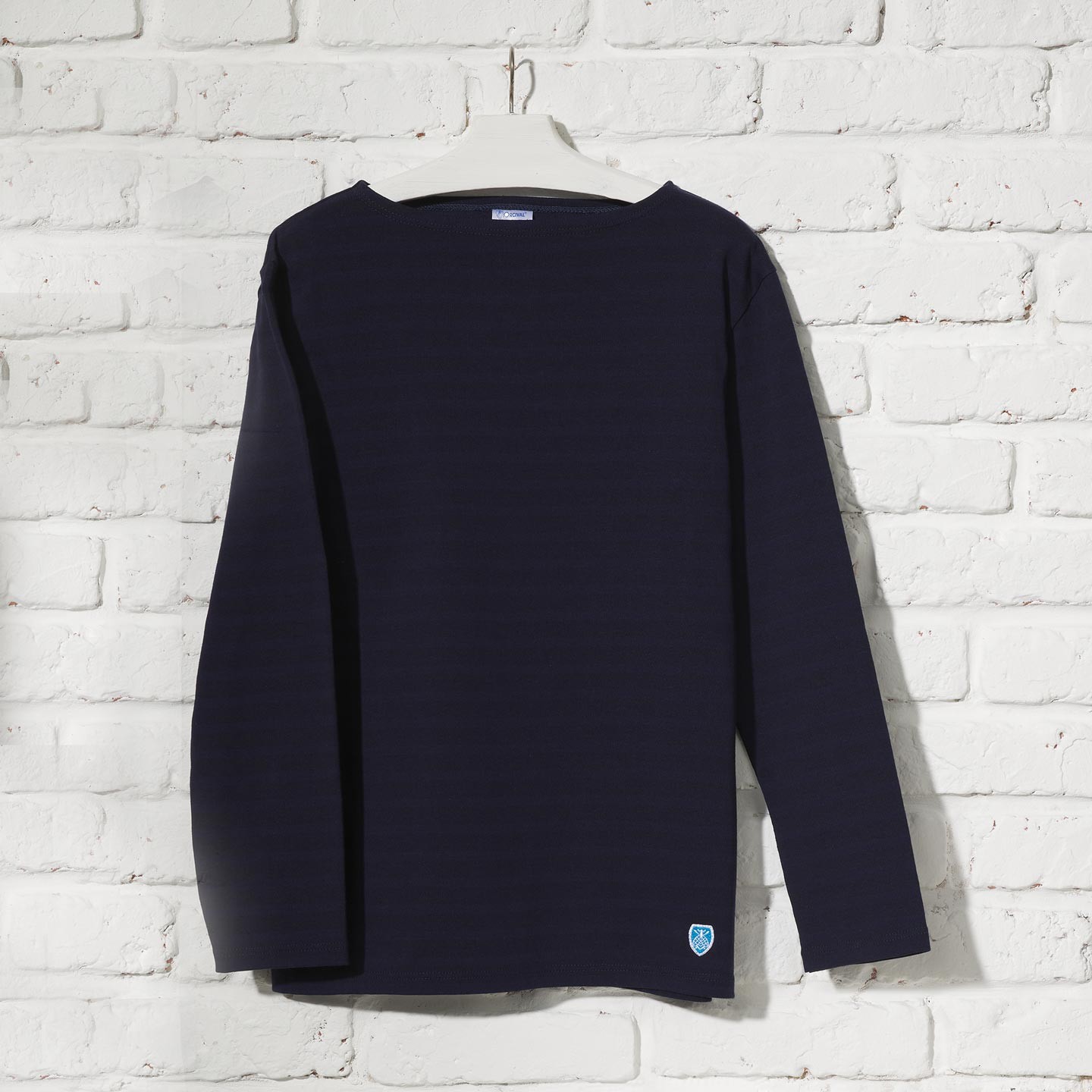 Striped shirt Navy / Marine, unisex made in france Orcival Striped shirt Navy / Marine, unisex made in france Orcival