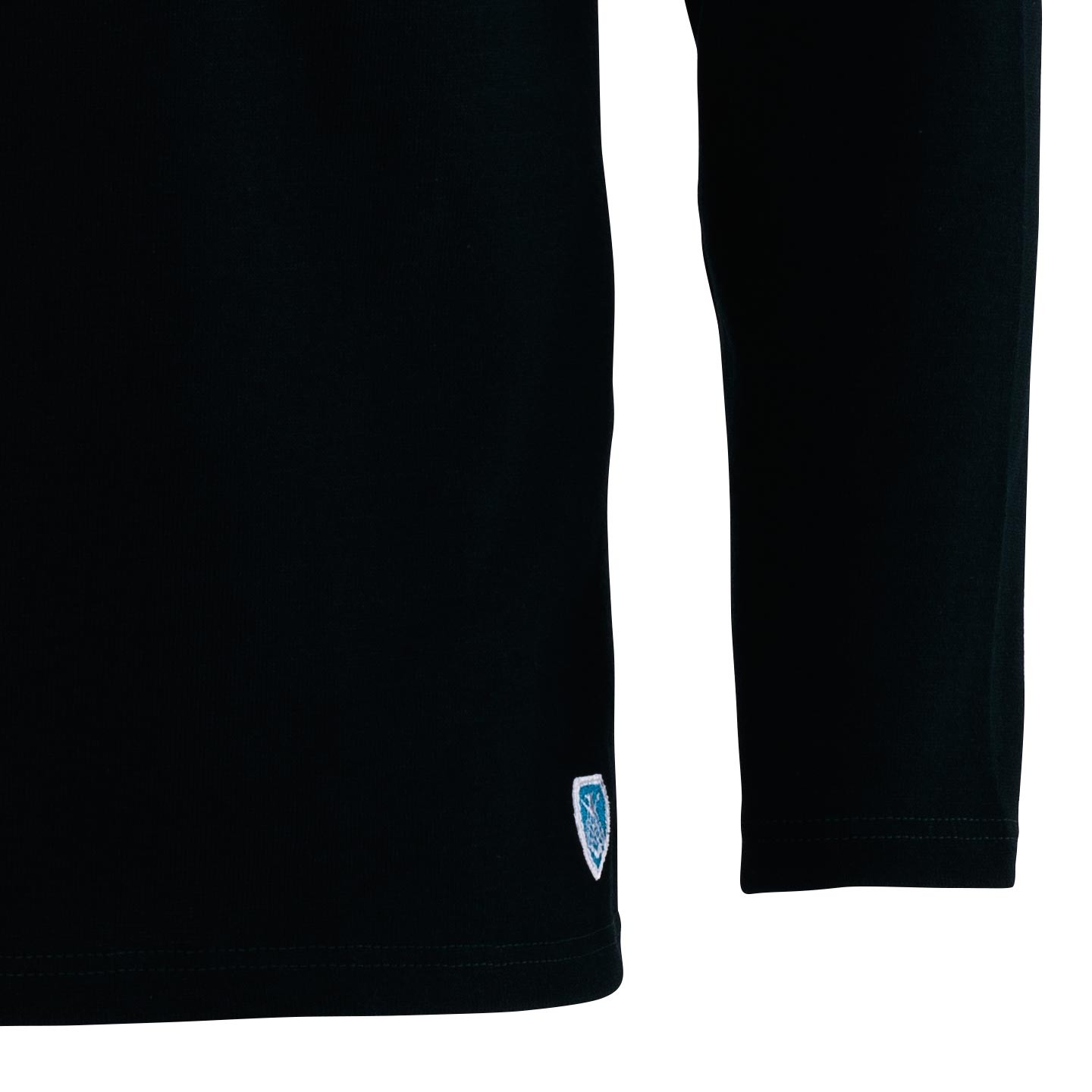 Marinière Noir Uni, mixte fabriqué en france Orcival t-shirt noir 100% coton