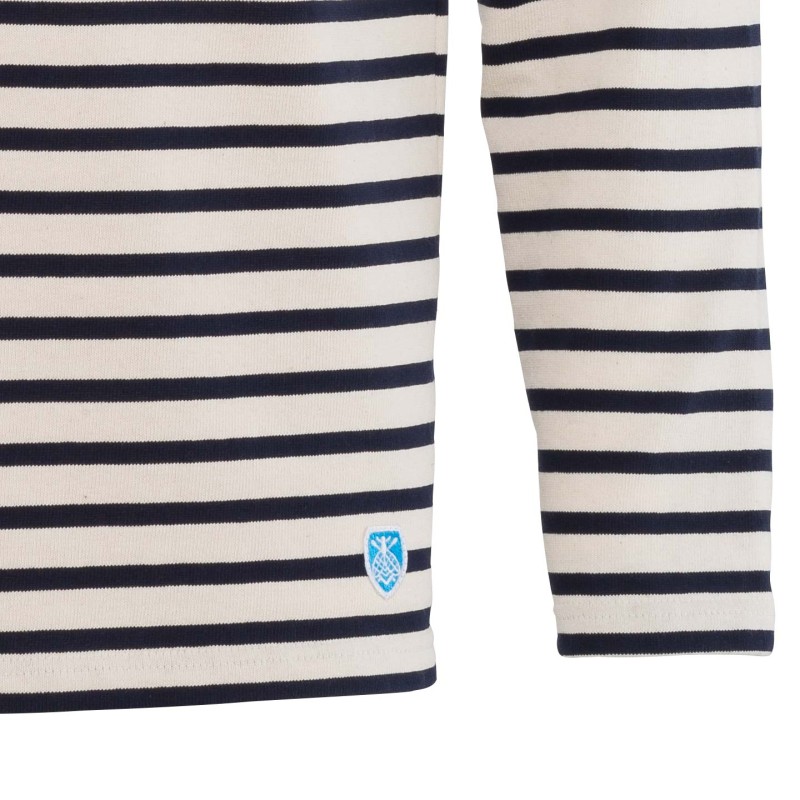 Ecru / marine striped breton shirt made in France mariniere Ecru / marine striped breton shirt made in France mariniere
