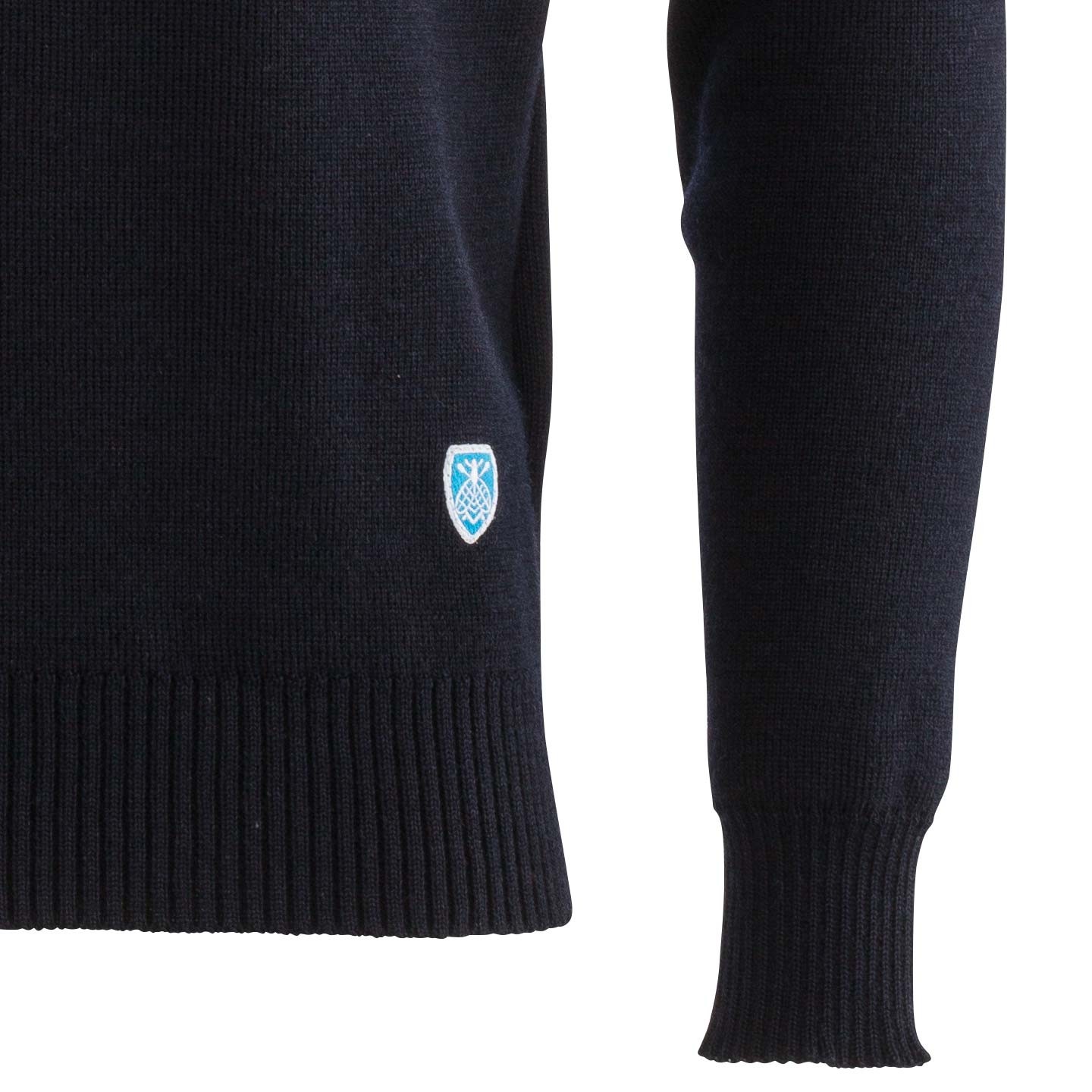 Pull 100% pure wool Navy Orcival made in France Pull 100% pure wool Navy Orcival made in France