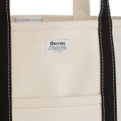 Le sac iconique Orcival marine étiquette historique noir