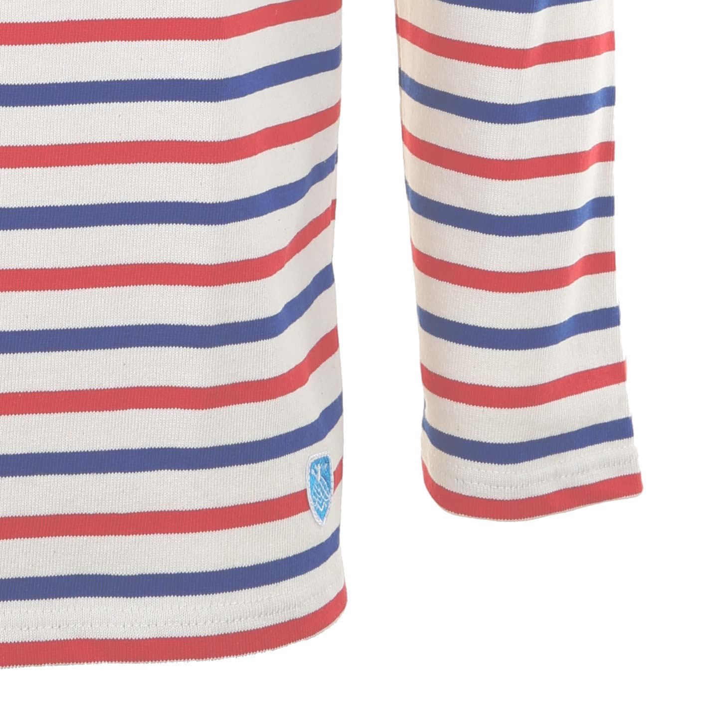Striped shirt Ecru / Blue / Red mariniere Made in France Orcival France French Flag Striped shirt Ecru / Blue / Red mariniere Made in France Orcival France French Flag