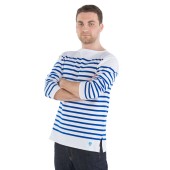 The genuine man French striped shirt Marine Nationale, Rachel 100% made in France Orcival
