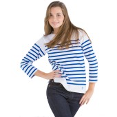 The genuine Woman French striped shirt Marine Nationale, Rachel 100% made in france Orcival