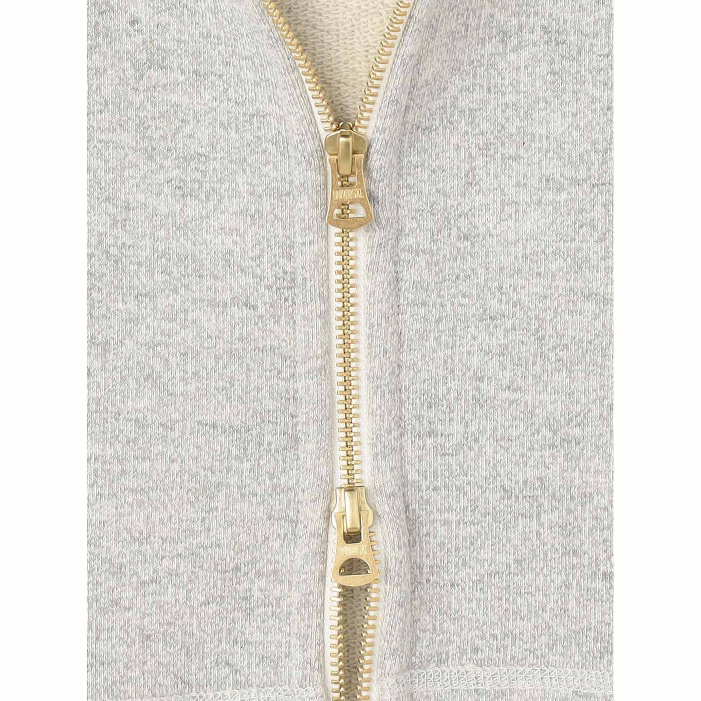 Zip Hoodie Heather Grey 100% cotton, unisex orcival Zip Hoodie Heather Grey 100% cotton, unisex orcival