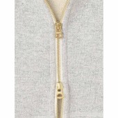 Zip Hoodie Heather Grey 100% cotton, unisex orcival