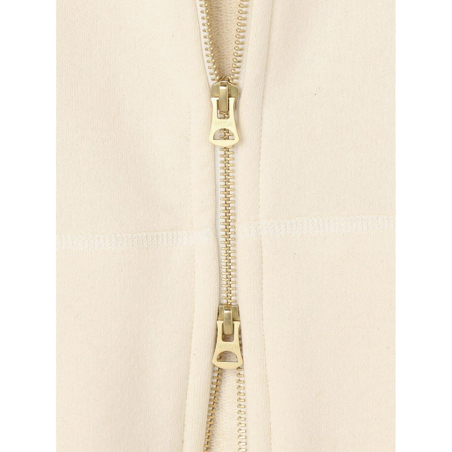 Zip Hoodie Ecru 100% cotton, unisex orcival Zip Hoodie Ecru 100% cotton, unisex orcival