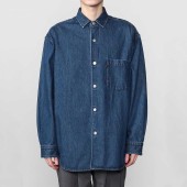 Denim shirt Jacket Indigo 11oz 100% cotton Orcival