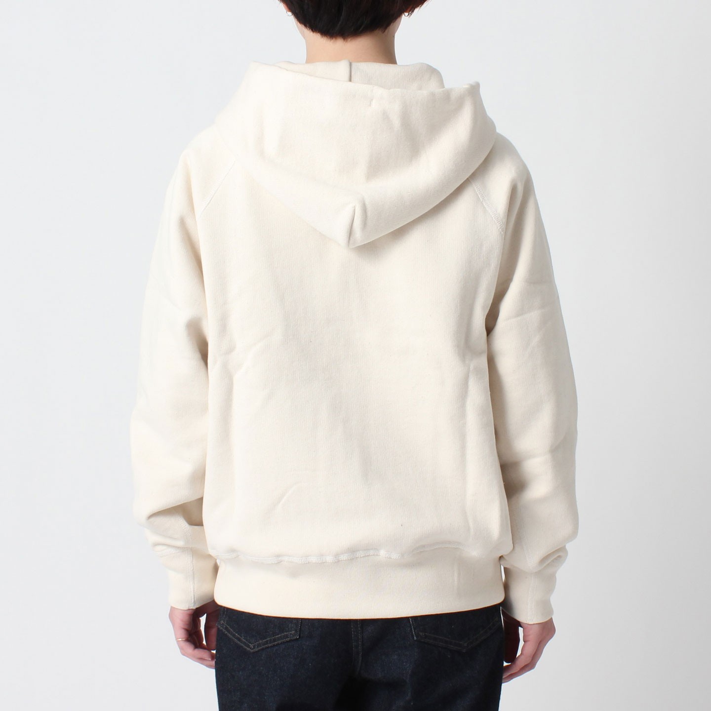 Zip Hoodie Ecru 100% cotton, unisex orcival Zip Hoodie Ecru 100% cotton, unisex orcival