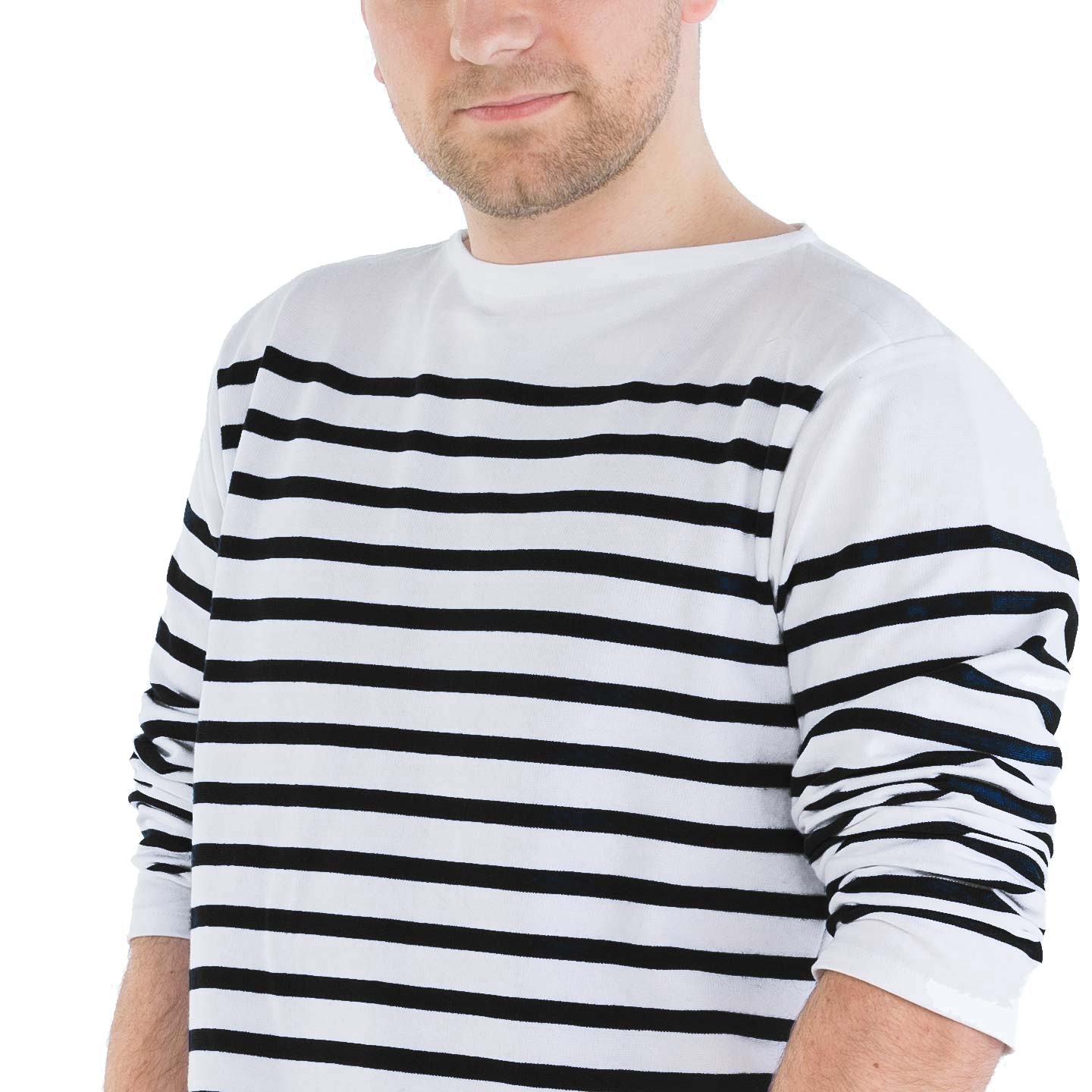 The Rachel men's French Marinière White / Black The Rachel men's French Marinière White / Black