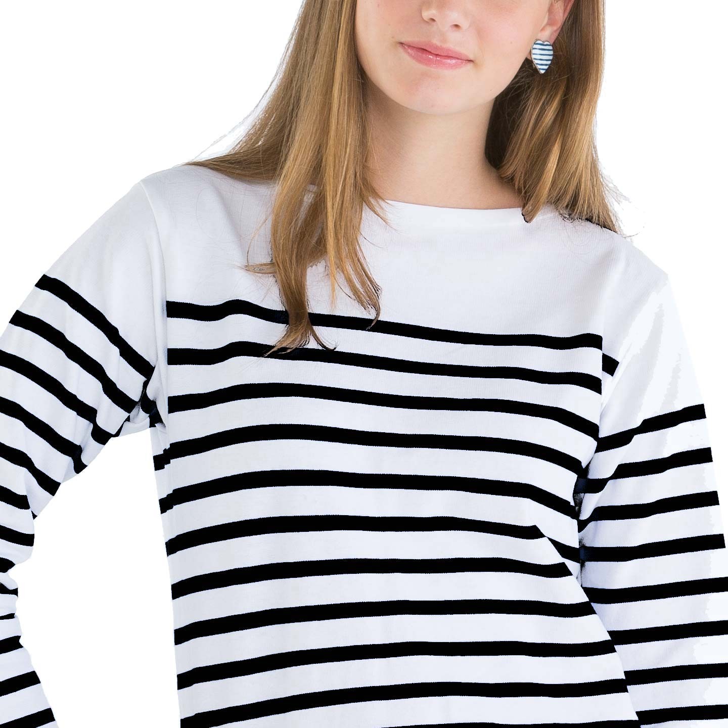 The Rachel Women's French Marinière White / Black The Rachel Women's French Marinière White / Black