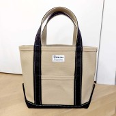 The Khaki Black tote-bag by Orcival in medium size