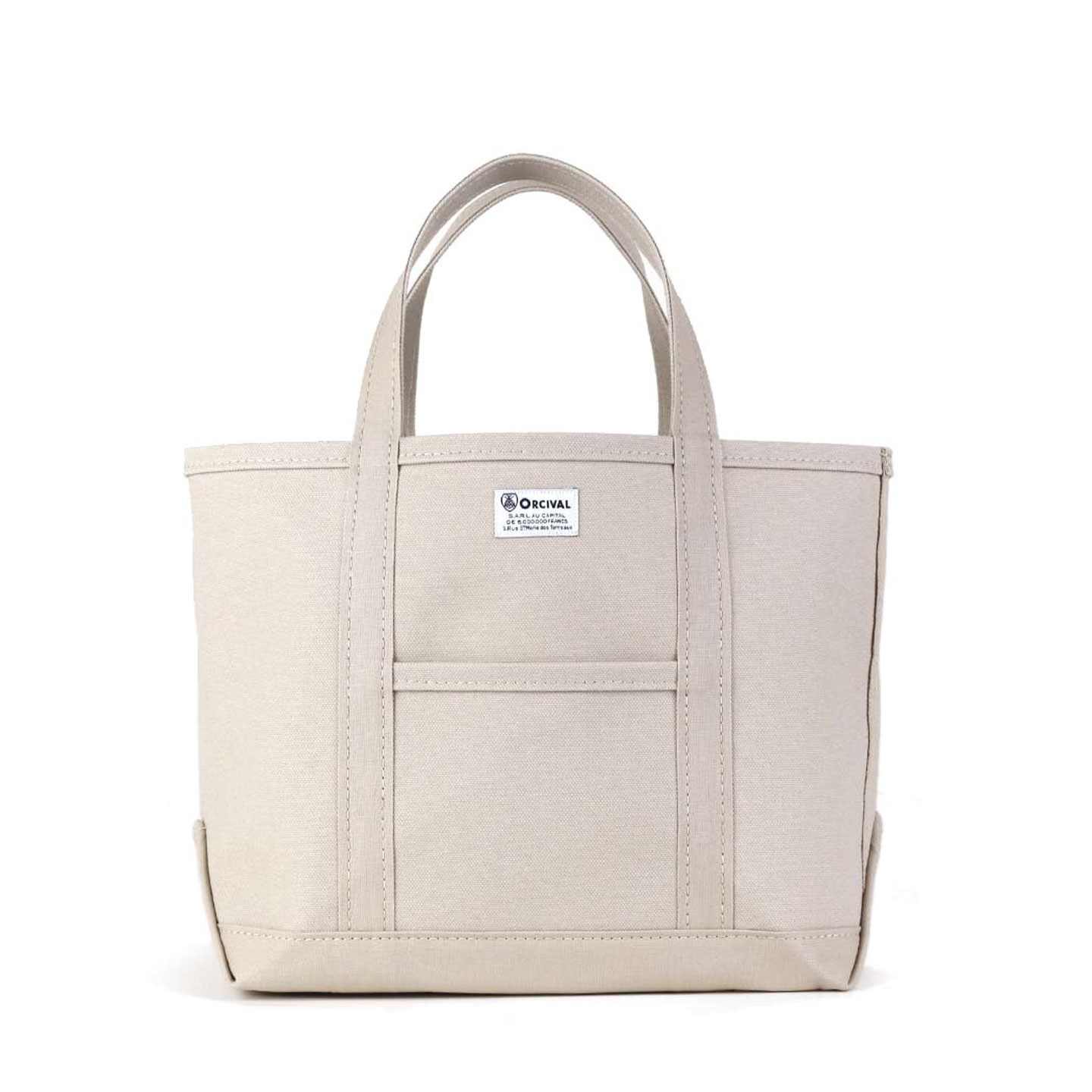 The Sand Beige tote-bag by Orcival in medium size