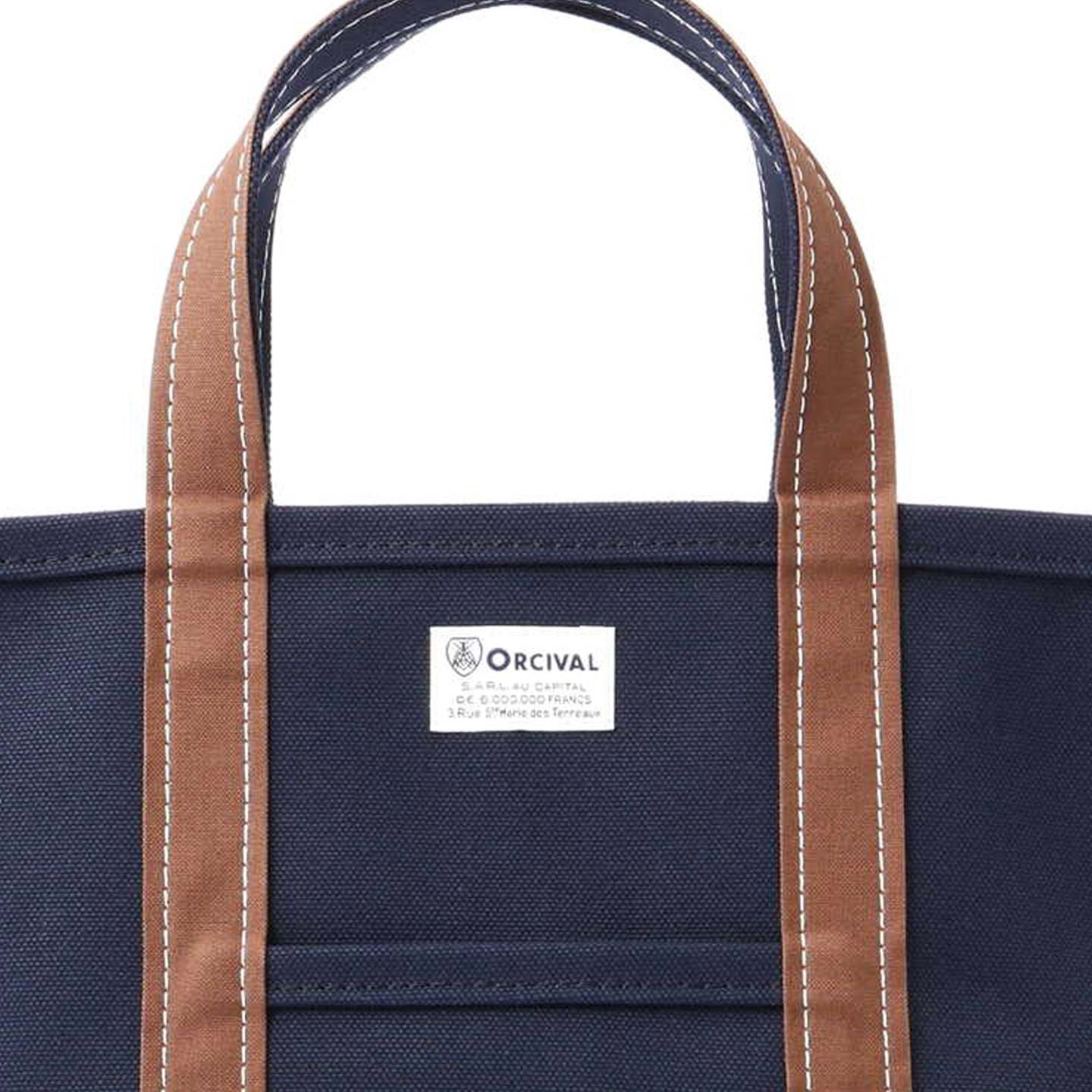 Le sac Orcival - Marine/Noisette, petit format