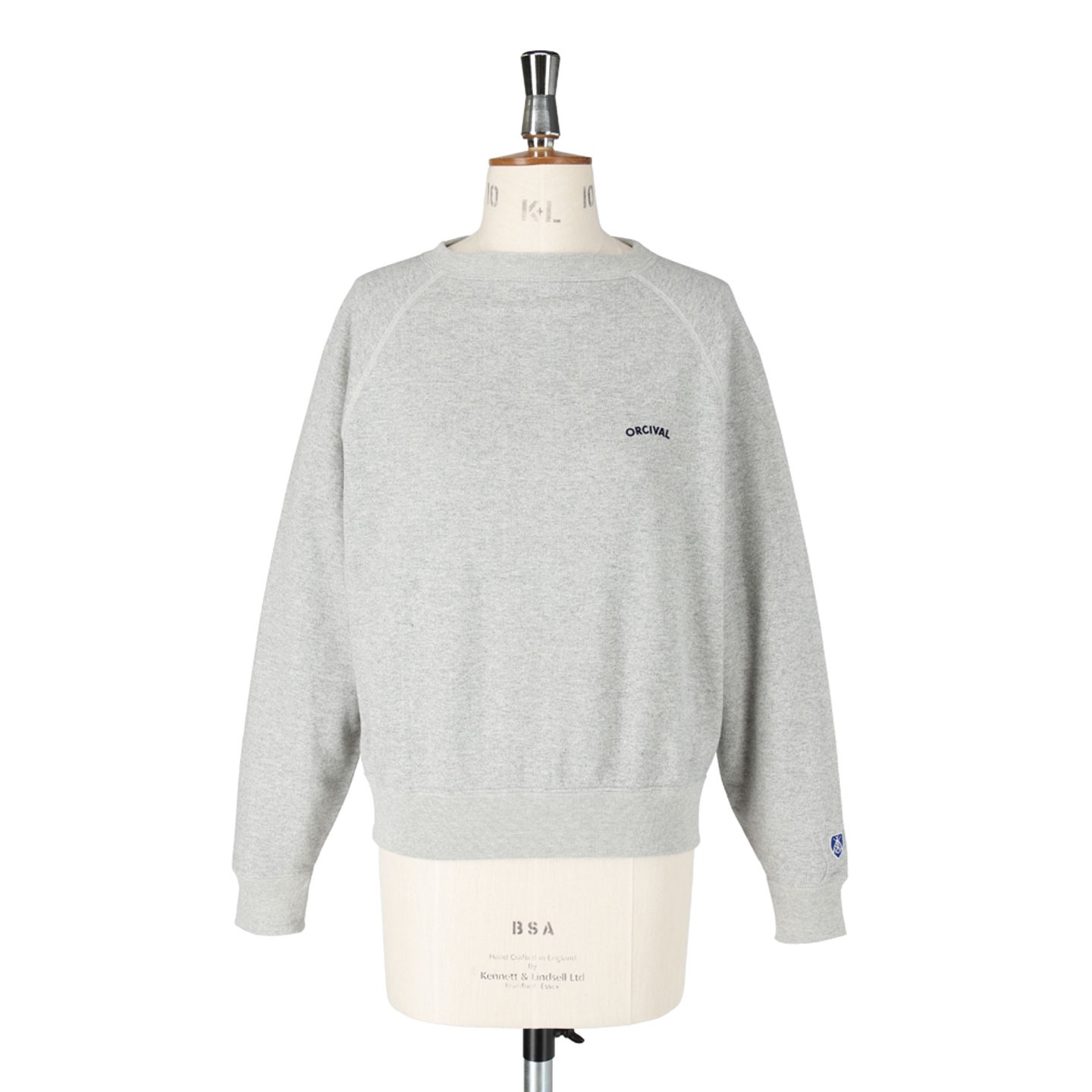 Sweat molleton avec col bateau Gris