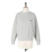 Sweat molleton avec col bateau Gris