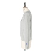 Sweat molleton avec col bateau Gris