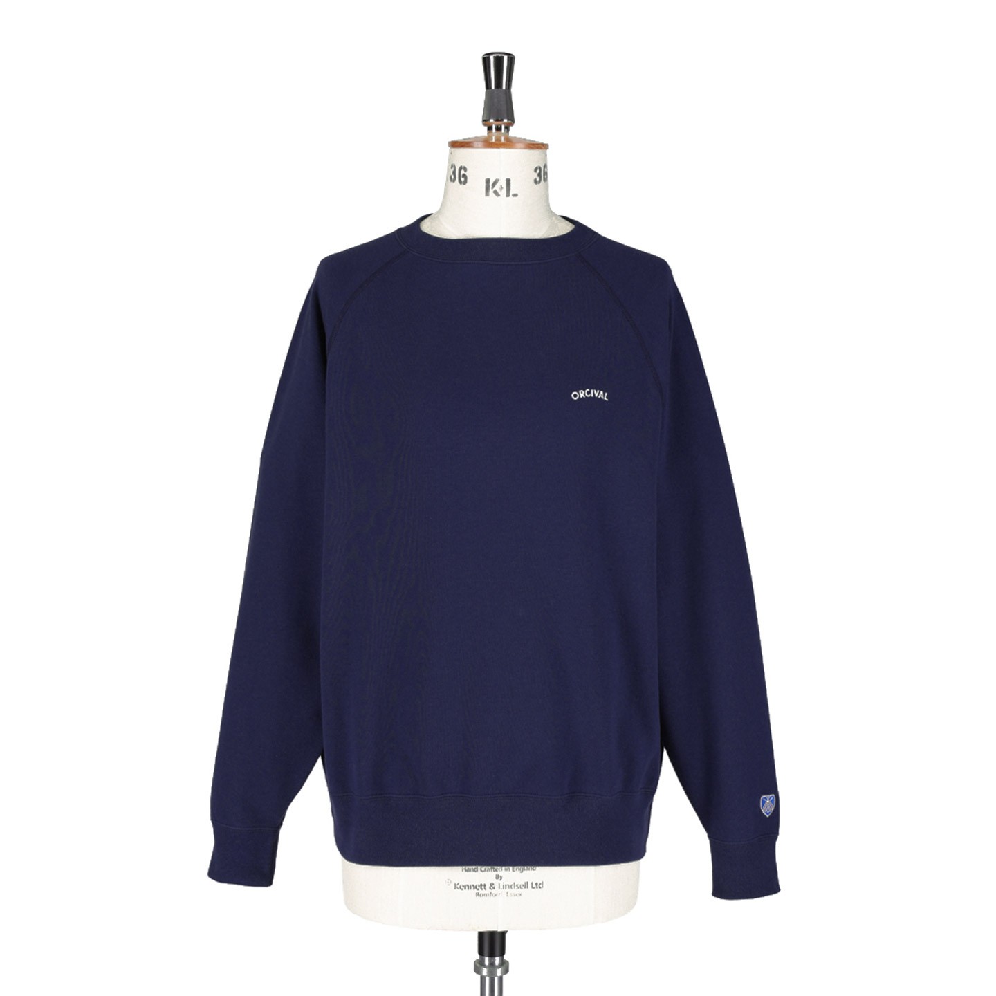 Sweat molleton avec col bateau navy