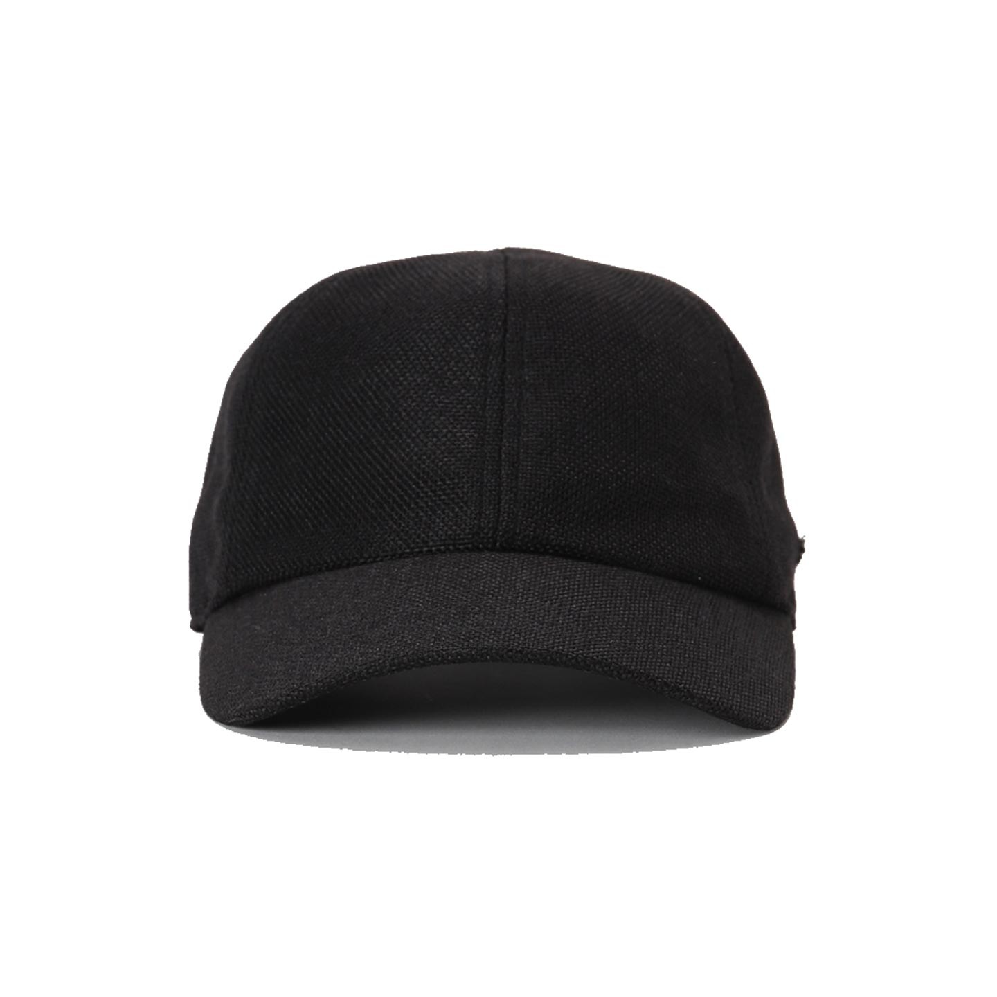 Casquette naturelle imitation rafia black