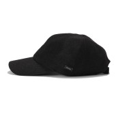 Casquette naturelle imitation rafia black