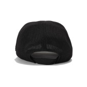 Casquette naturelle imitation rafia black