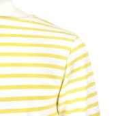 White / Yellow breton shirt, unisex
