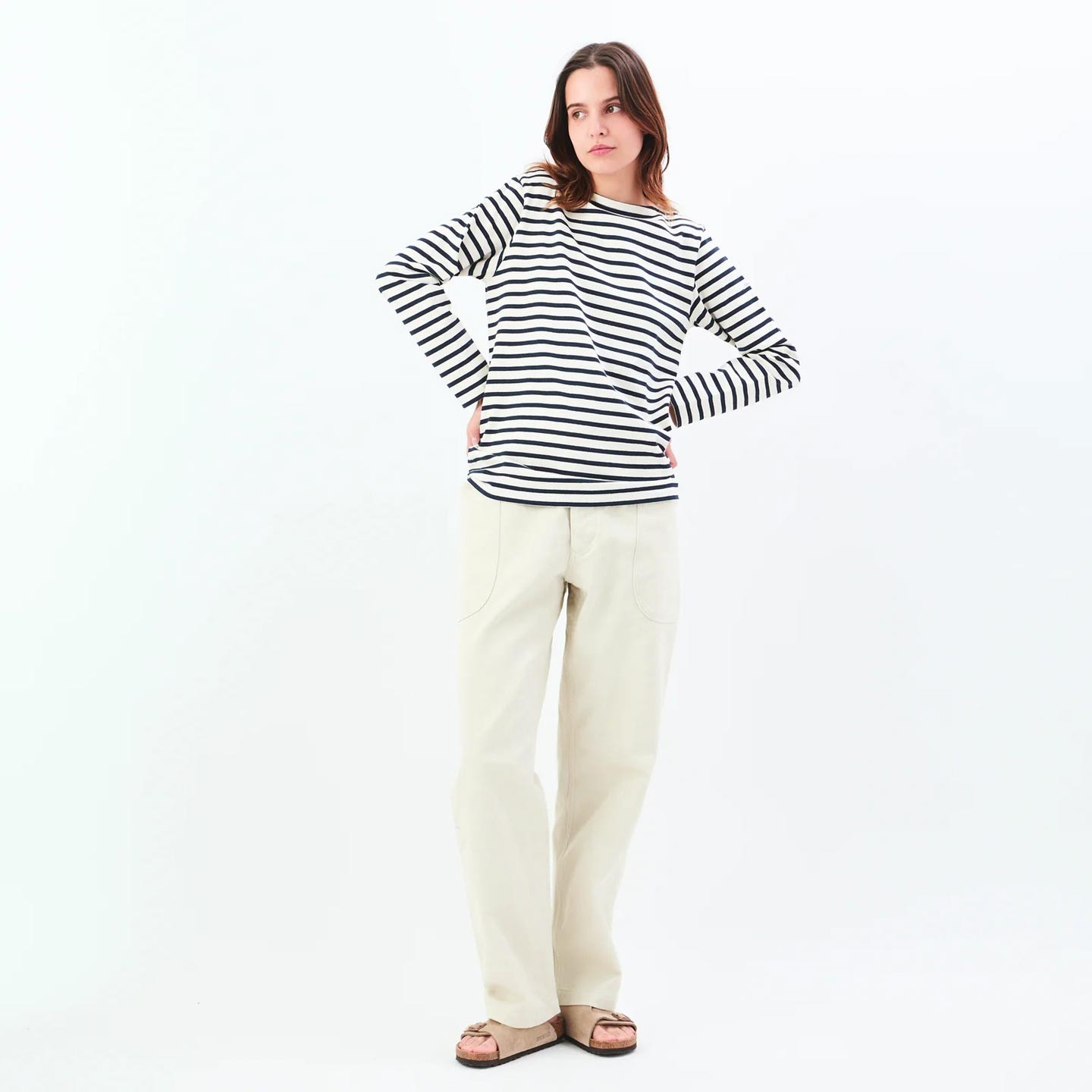 Pantalon marin en coton Orcival #RC-2423 MRT