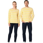 Striped shirt Ecru / Sun, unisex