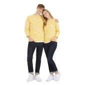 Striped shirt Ecru / Sun, unisex