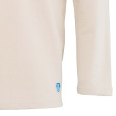Basque shirt plain Ecru, unisex made in france Orcival