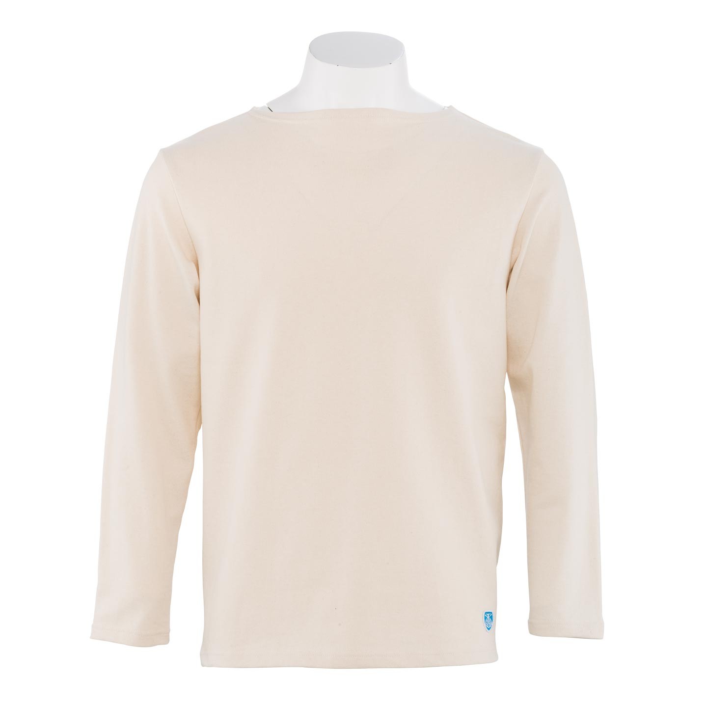 Basque shirt plain Ecru, unisex made in france Orcival Basque shirt plain Ecru, unisex made in france Orcival