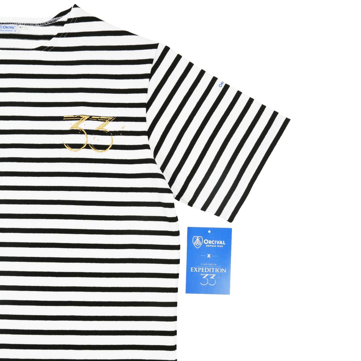 Short sleeves Clair Obscur:Expédition 33 x Orcival Breton shirt