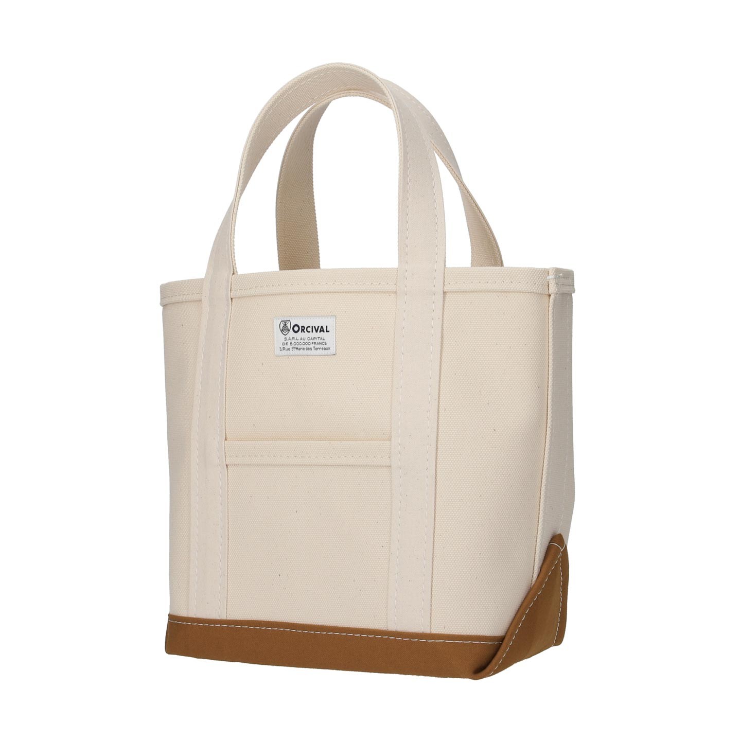 Le sac Ecru / Camel, tote-bag Orcival