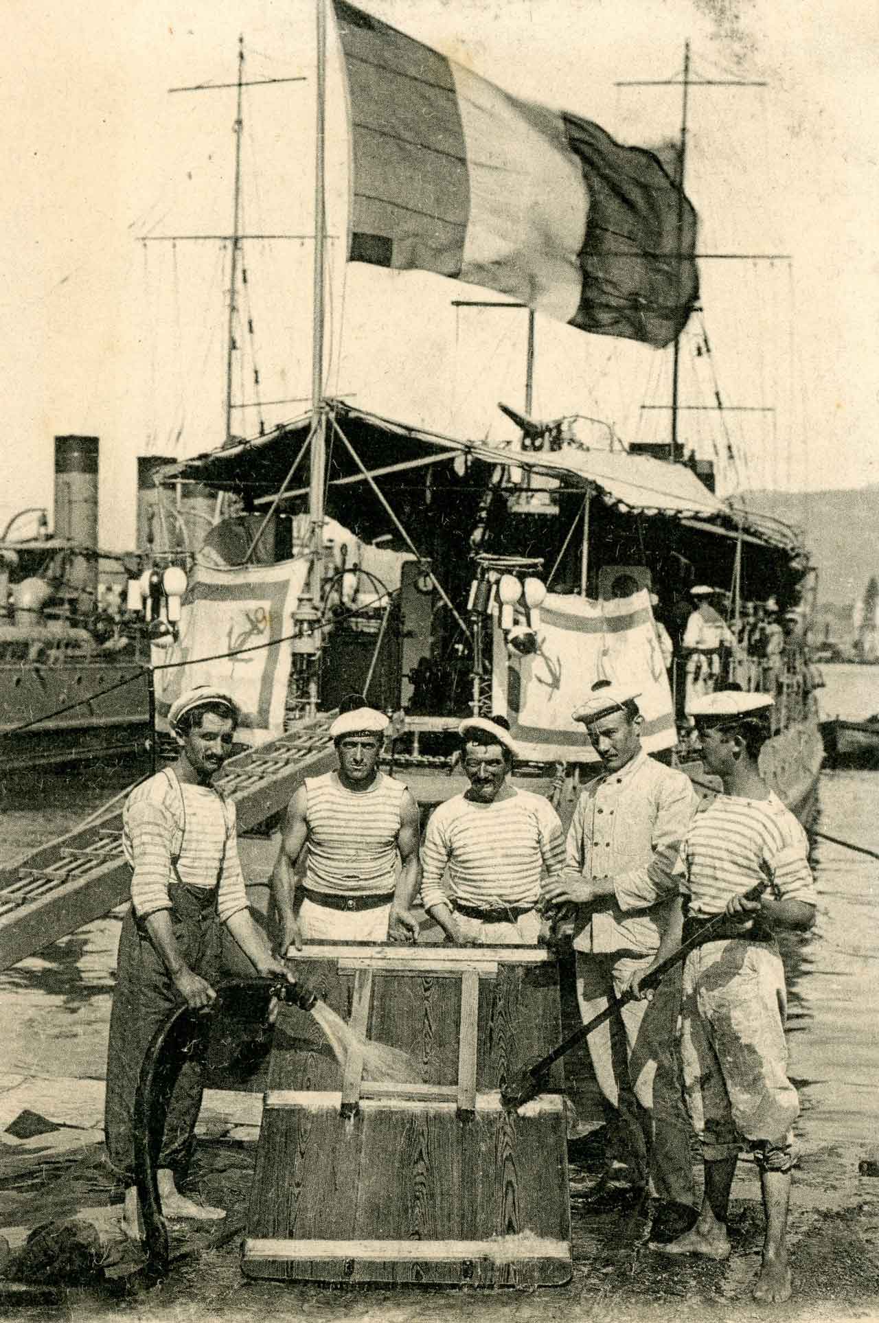 Marine nationale - Marin en mer début du siècle